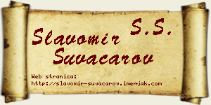 Slavomir Suvačarov vizit kartica